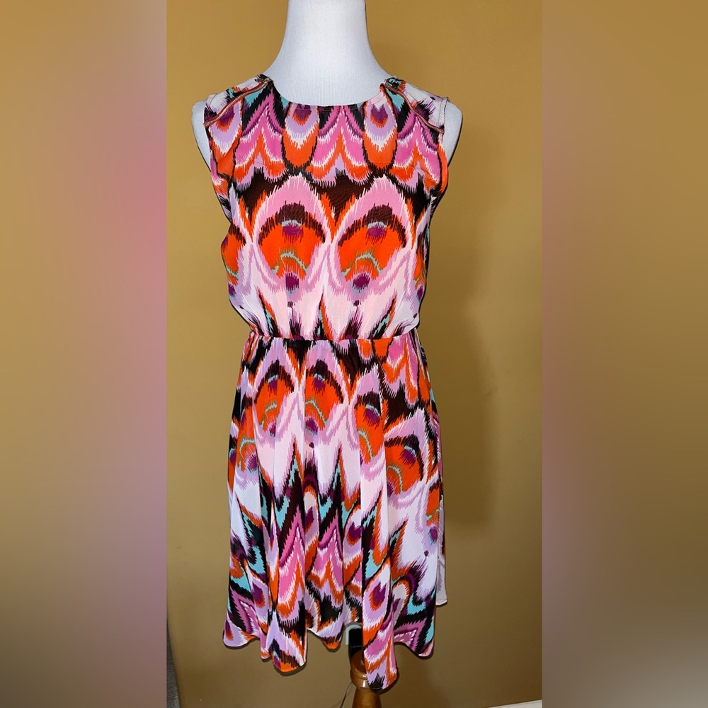 New W118 by WALTER BAKER | Peacock Print Dress Women’s Size Small